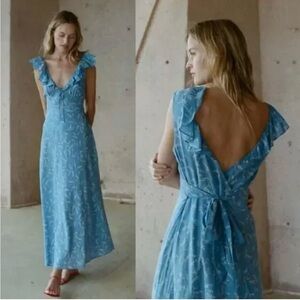 DOEN Lulani Lapis Bluebell Size M EUC